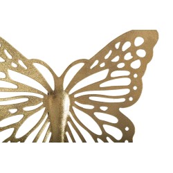 Juego de 4 mariposas de pared – 35 x 16 cm – Decoración de pared delicada y refinada con un toque de glamour.