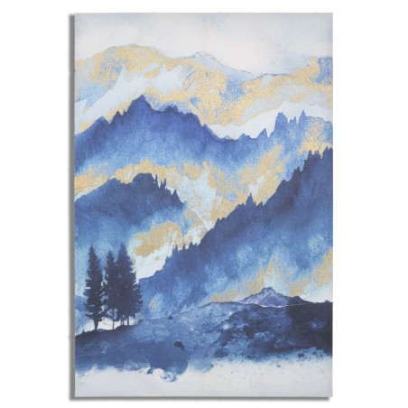 Lámina decorativa de árbol de montaña – 80x120 cm – Paisaje de glamour refinado