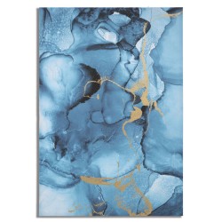 Lámina decorativa Rey Blue – 80x120 cm – Decoración glamurosa en tonos azulados
