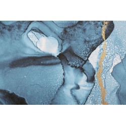 Lámina decorativa Rey Blue – 80x120 cm – Decoración glamurosa en tonos azulados