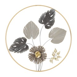 Barra decorativa de hierro para pared – Ø65 cm – Elemento de pared estilizado estilo Glam