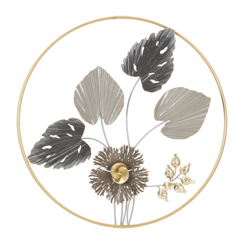 Barra decorativa de hierro para pared – Ø65 cm – Elemento de pared estilizado estilo Glam