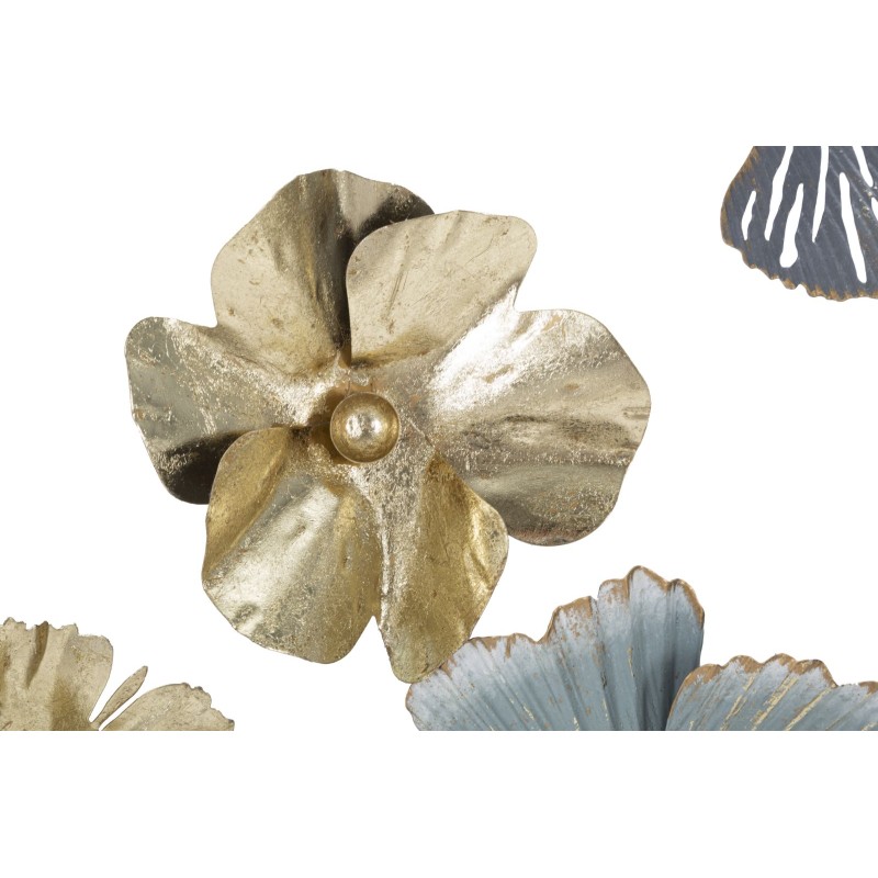 Panel mural redondo Campur – 78x74 cm – Metal elegante y refinado