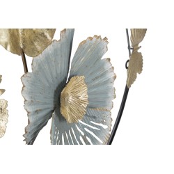 Panel mural redondo Campur – 78x74 cm – Metal elegante y refinado