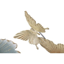 Panel mural redondo Campur – 78x74 cm – Metal elegante y refinado