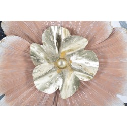 Panel de pared de hierro Soty – 93x53 cm – Estilo floral Glam refinado