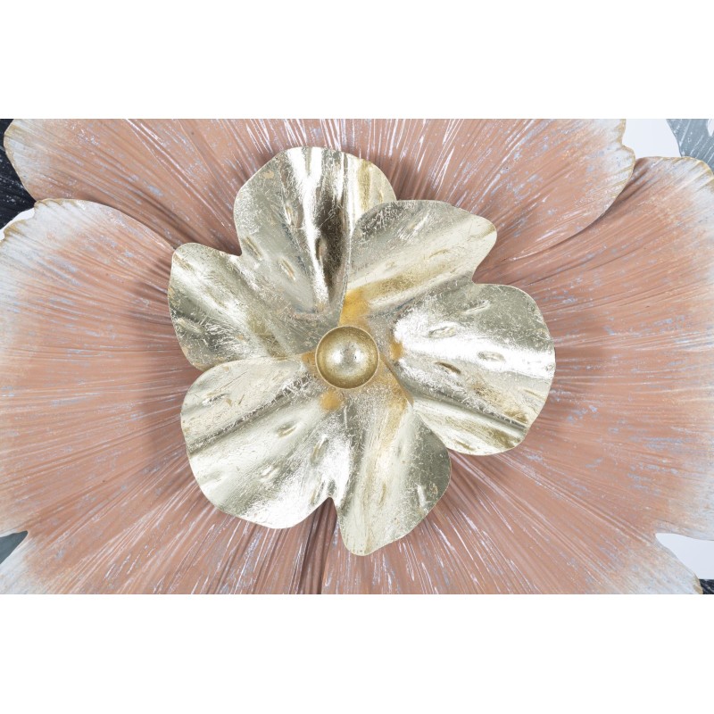 Panel de pared de hierro Soty – 93x53 cm – Estilo floral Glam refinado
