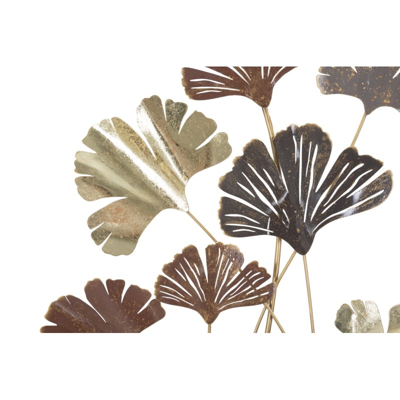 Panel de pared de hierro forjado con diseño aerodinámico – 69x92 cm – Diseño Glam fluido y contemporáneo