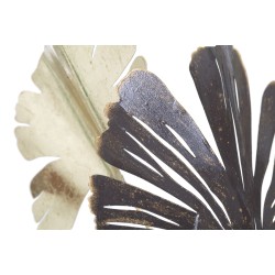 Panel de pared de hierro forjado con diseño aerodinámico – 69x92 cm – Diseño Glam fluido y contemporáneo