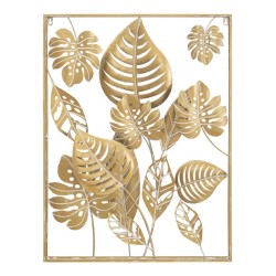 Panel rectangular de pared estilo jungla – 60x80 cm – Decoración glamurosa de estilo tropical