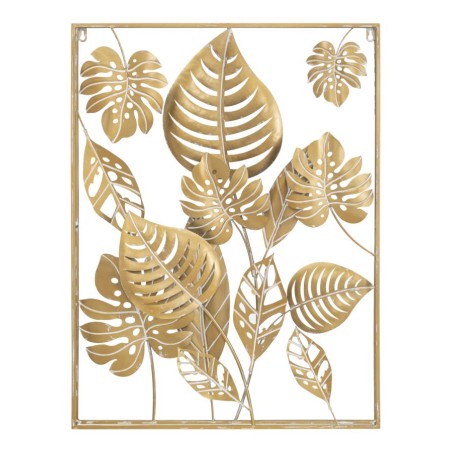 Panel rectangular de pared estilo jungla – 60x80 cm – Decoración glamurosa de estilo tropical