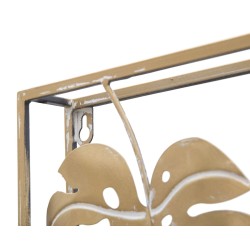 Panel rectangular de pared estilo jungla – 60x80 cm – Decoración glamurosa de estilo tropical