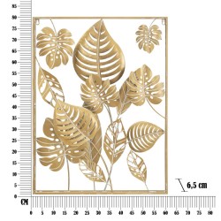 Panel rectangular de pared estilo jungla – 60x80 cm – Decoración glamurosa de estilo tropical