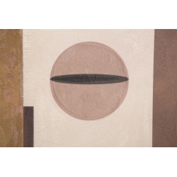 Cuadro artesanal con rostro étnico – 60x80 cm – Estilo bohemio chic y cultural