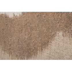 Arte mural marrón hecho a mano – 80x100 cm – Arte mural bohemio y cálido