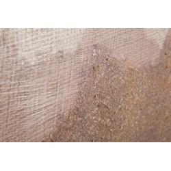 Arte mural marrón hecho a mano – 80x100 cm – Arte mural bohemio y cálido