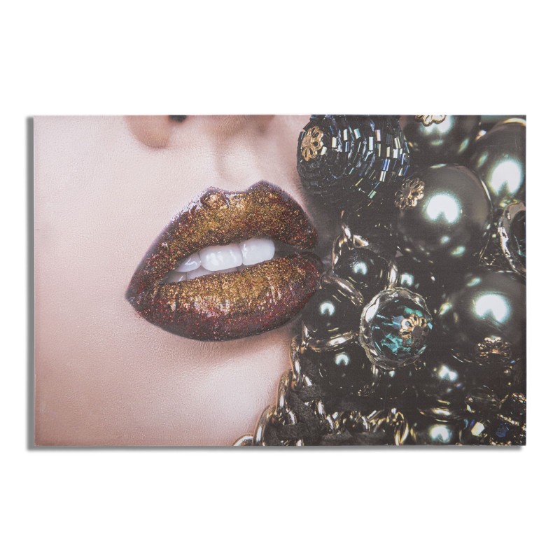 Lámina decorativa de labios glamurosos – 80x120 cm – Retrato femenino moderno y artístico
