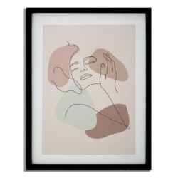 Sello decorativo de pared – Modelo A – 35x47 cm – Marco étnico estilo bohemio chic
