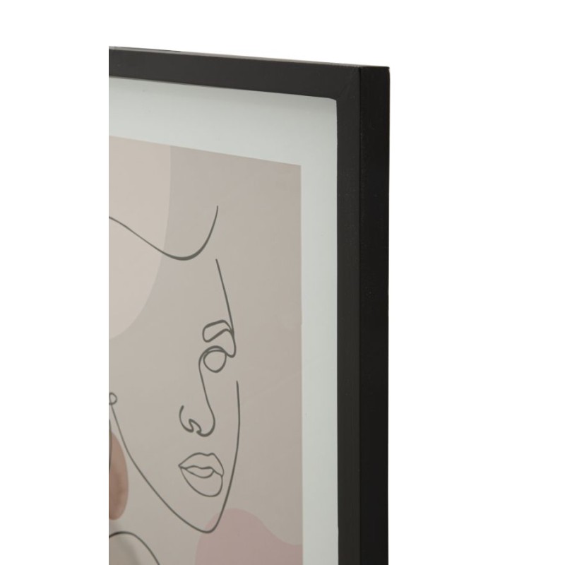 Cuadro decorativo con forma de sello – Modelo C – 35x47 cm – Decoración de pared sutil de estilo bohemio