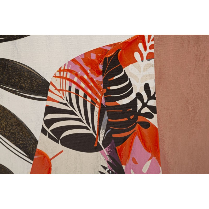 Cuadro decorativo Lady Jungle – Modelo A – 80x120 cm – Estampado exótico estilo bohemio chic