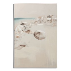 Cuadro decorativo de playa – Modelo B – 80x120 cm – Paisaje bohemio chic relajante