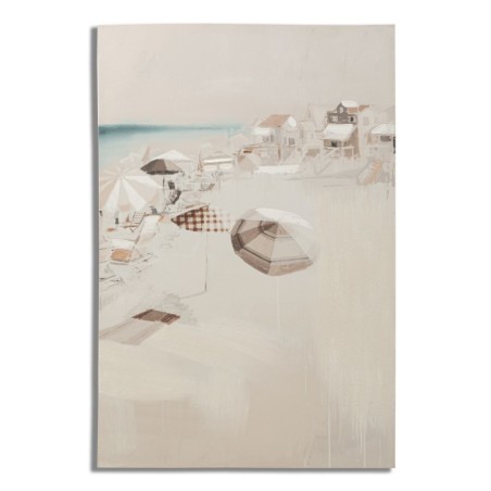 Cuadro decorativo de playa – Modelo B – 80x120 cm – Paisaje bohemio chic relajante