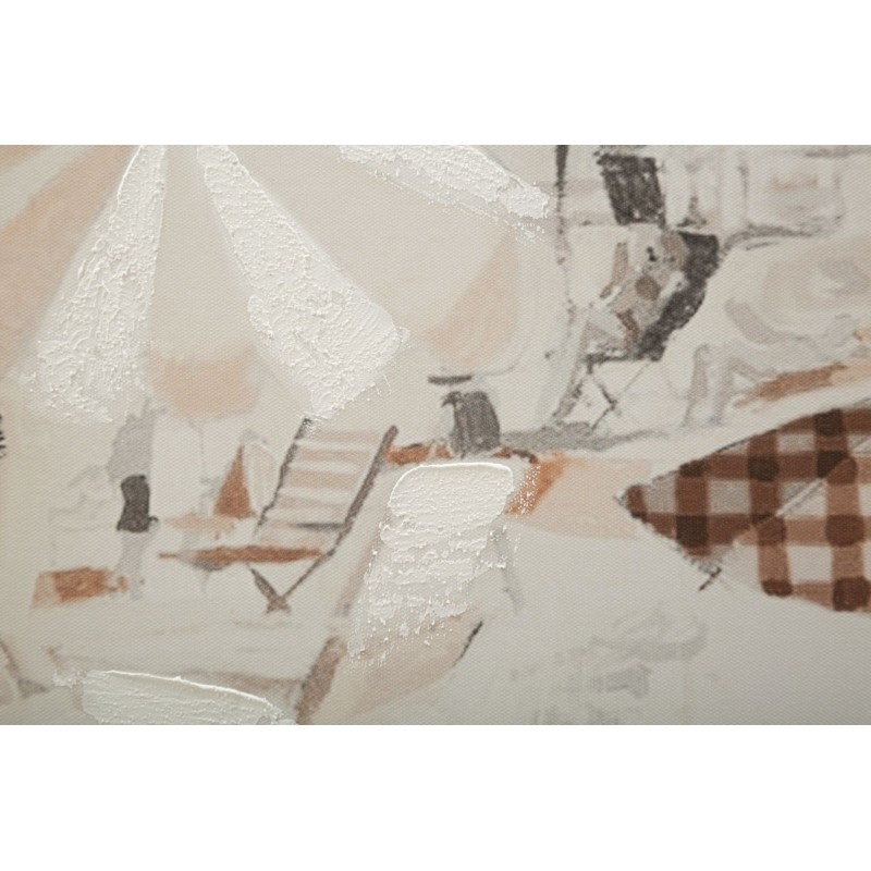 Cuadro decorativo de playa – Modelo B – 80x120 cm – Paisaje bohemio chic relajante