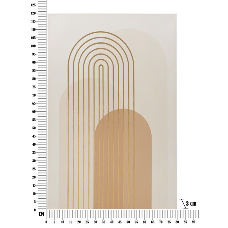 Lámina decorativa Brilliance Wall Print – Modelo A – 80x120 cm – Reflejos suaves y elegantes