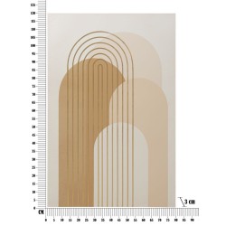 Lámina decorativa Brilliance Wall Print – Modelo B – 80x120 cm – Decoración ligera estilo bohemio chic