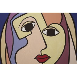 Lámina/cuadro mural a doble cara – Modelo A – 80x120 cm – Formato grande, estilo moderno y glamuroso