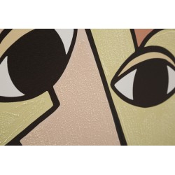 Lámina/cuadro mural a doble cara – Modelo A – 80x120 cm – Formato grande, estilo moderno y glamuroso