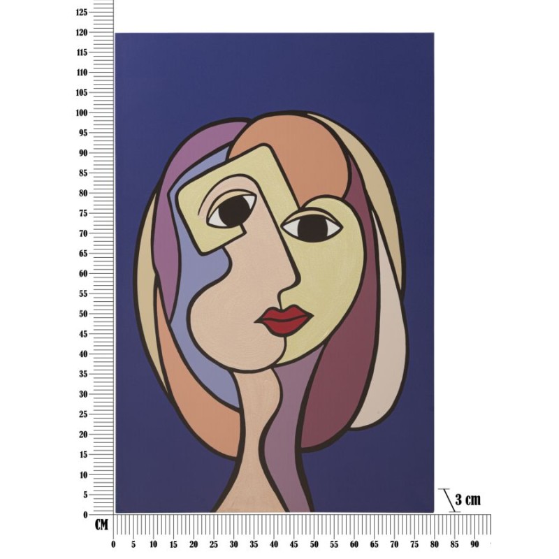 Lámina/cuadro mural a doble cara – Modelo A – 80x120 cm – Formato grande, estilo moderno y glamuroso