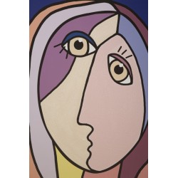 Lámina/Cuadro mural a doble cara – Modelo B – 80x120 cm – Diseño artístico glamuroso