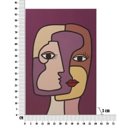Impresión mural de rostro – Modelo A – 60x90 cm – Retrato Glamour Contemporáneo