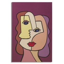 Lámina decorativa para pared – Modelo B – 60x90 cm – Estilo glamuroso, femenino y expresivo