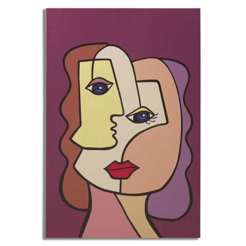 Lámina decorativa para pared – Modelo B – 60x90 cm – Estilo glamuroso, femenino y expresivo