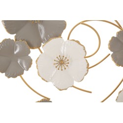 Decoración de pared Lotly – 63x67 cm – Diseño metálico moderno y glamuroso