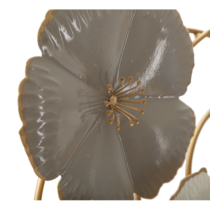 Decoración de pared Lotly – 63x67 cm – Diseño metálico moderno y glamuroso