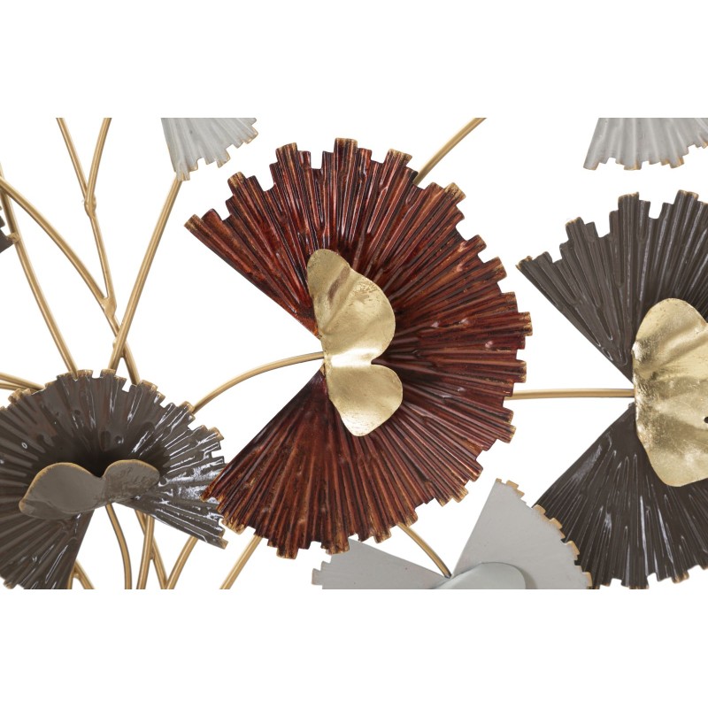 Decoración de pared Reddy – 78x80 cm – Expresivo y cálido metal rojo glam