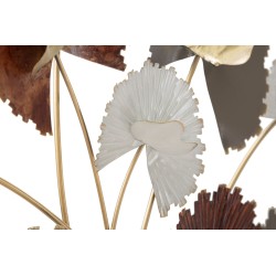 Decoración de pared Reddy – 78x80 cm – Expresivo y cálido metal rojo glam