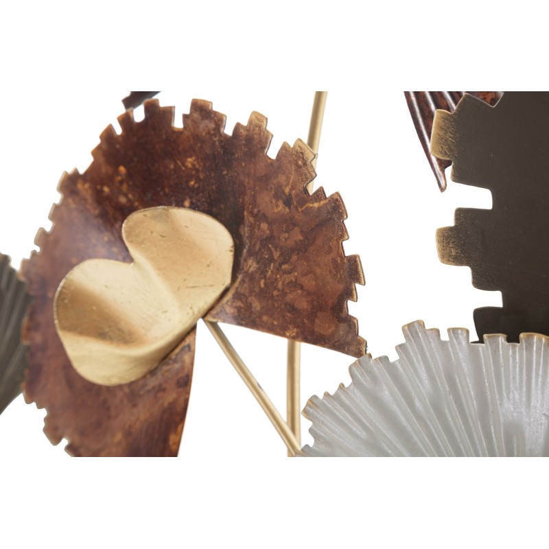 Decoración de pared Reddy – 78x80 cm – Expresivo y cálido metal rojo glam