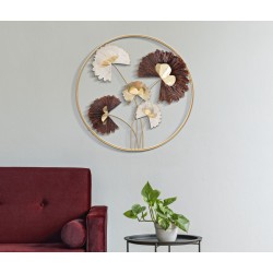 Decoración de pared redonda Reddy – Ø61 cm – Diseño glamuroso de forma circular