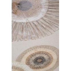 Lámina circular con apliques – Modelo A – 50x100 cm – Arte moderno de estilo bohemio chic