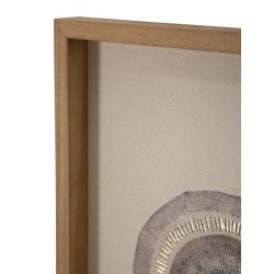 Lámina artística circular para pared – 45x60 cm – Decoración bohemia suave y equilibrada