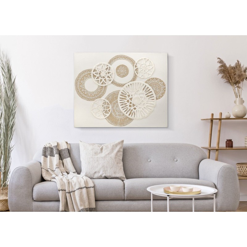 Cuadro mural Icer – 80x100 cm – Composición abstracta de estilo bohemio chic