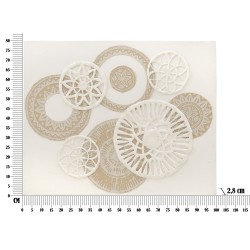 Cuadro mural Icer – 80x100 cm – Composición abstracta de estilo bohemio chic