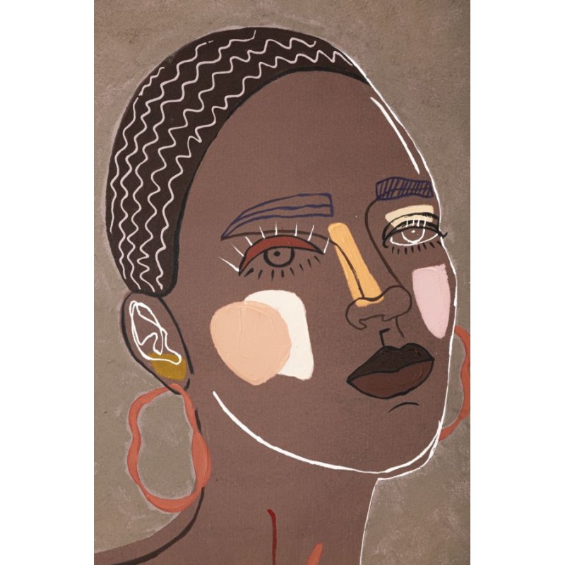 Cuadro tribal – Modelo A – 80x100 cm – Estilo étnico bohemio chic