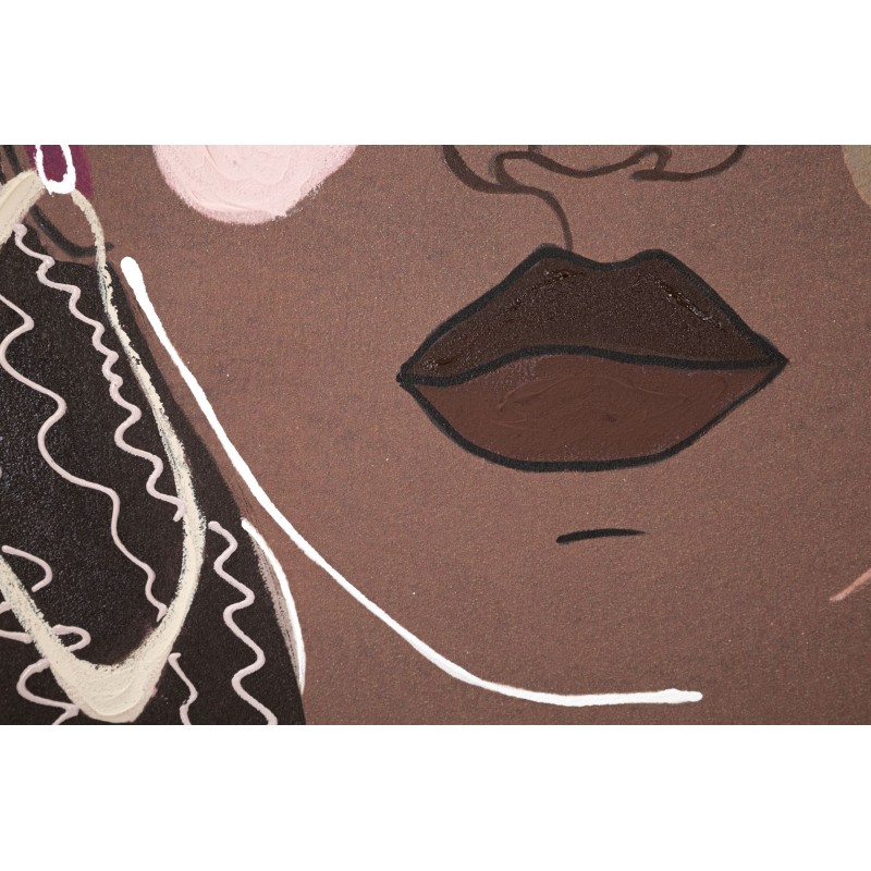 Arte mural tribal – Modelo A – 80x100 cm – Símbolo artesanal de estilo bohemio chic