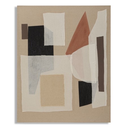 Arte mural hecho a mano - Listo para colgar - Modelo A - 80x100 cm - Obra de arte bohemia original