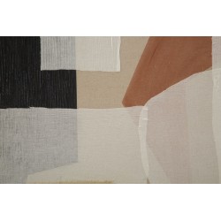 Arte mural hecho a mano - Listo para colgar - Modelo A - 80x100 cm - Obra de arte bohemia original